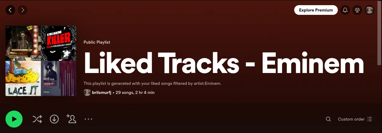 Vibify Playlist Generation