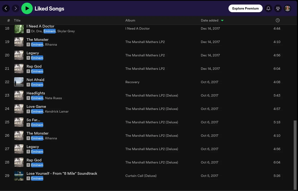 Vibify Playlist Generation